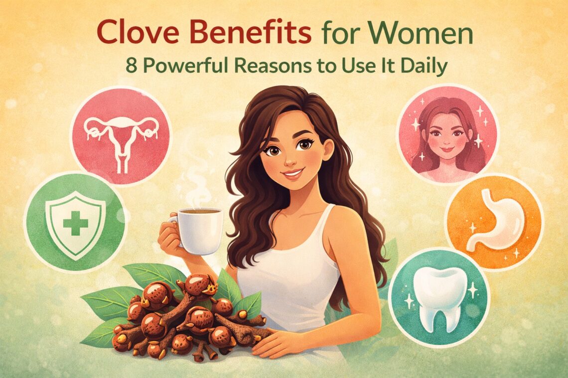 clove water benefits for female